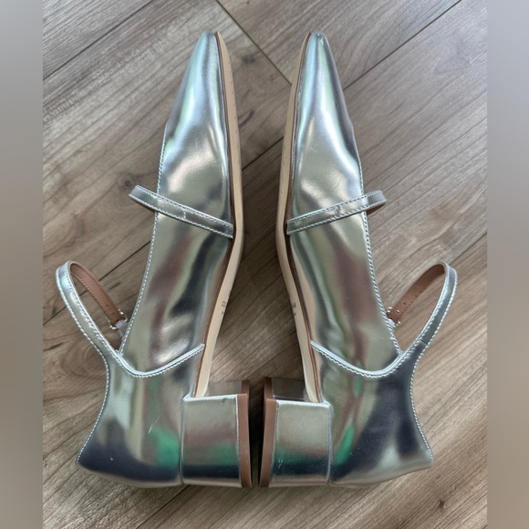 Cole Haan Paxton Maryjane Pump Silver Sz 8.5B new - Picture 10 of 12
